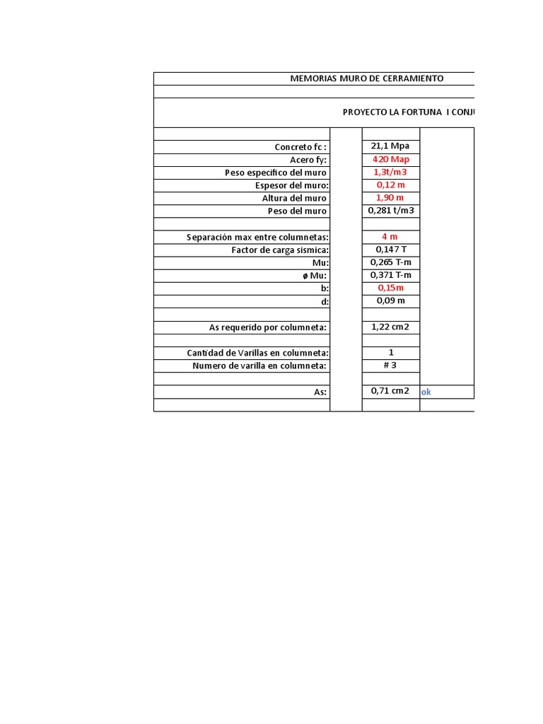 Dise o de muro pdf