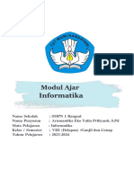 Modul Ajar Informatika Kelas Viii