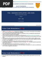 7 - PCM - Baseband Signaling - Line Codes