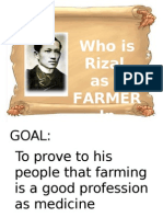 Who Is Rizal Asa Farmer in Dapitan ?: Click To Edit Master Subtitle Style