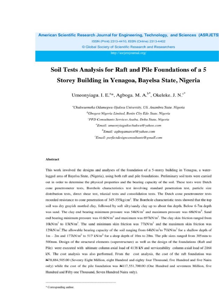 Soil test report pdf