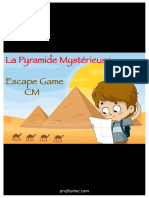 Escape Game Rentree Egypte CM 1