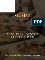 Menu Eventos Corporativos