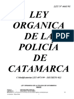 Ley - Orgánica Policial I