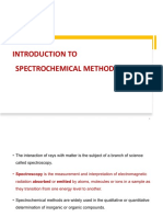 Analytical Chemistry-24 (Introduction to Spectrochemical Methods)