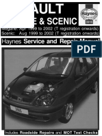Renault Megane 1995-2008, Scenic 2001-2009 Manual Taller Ingles