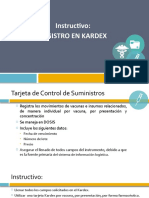 Instructivo Kardex