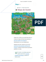 Mapa de Xcaret 2023 PDF - Riviera Maya
