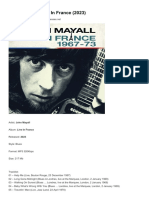 John Mayall - Live in France (2023)