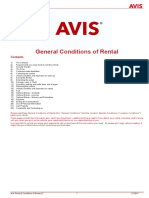 General Conditions of Rental