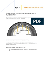 Como Saber Cuales Son Las Medidas de Tu Neumatico