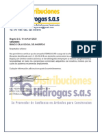 Certificacion Comercial Ferrigas