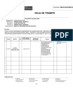 INFORME No 010-2019-ERII HOJA DE TRAMITE