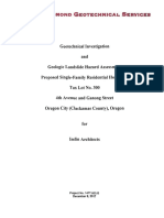 TL 300 4th Ave Ganong ST Geotechnical Report