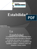 Kº Ed. Física - Clase Estabilidad