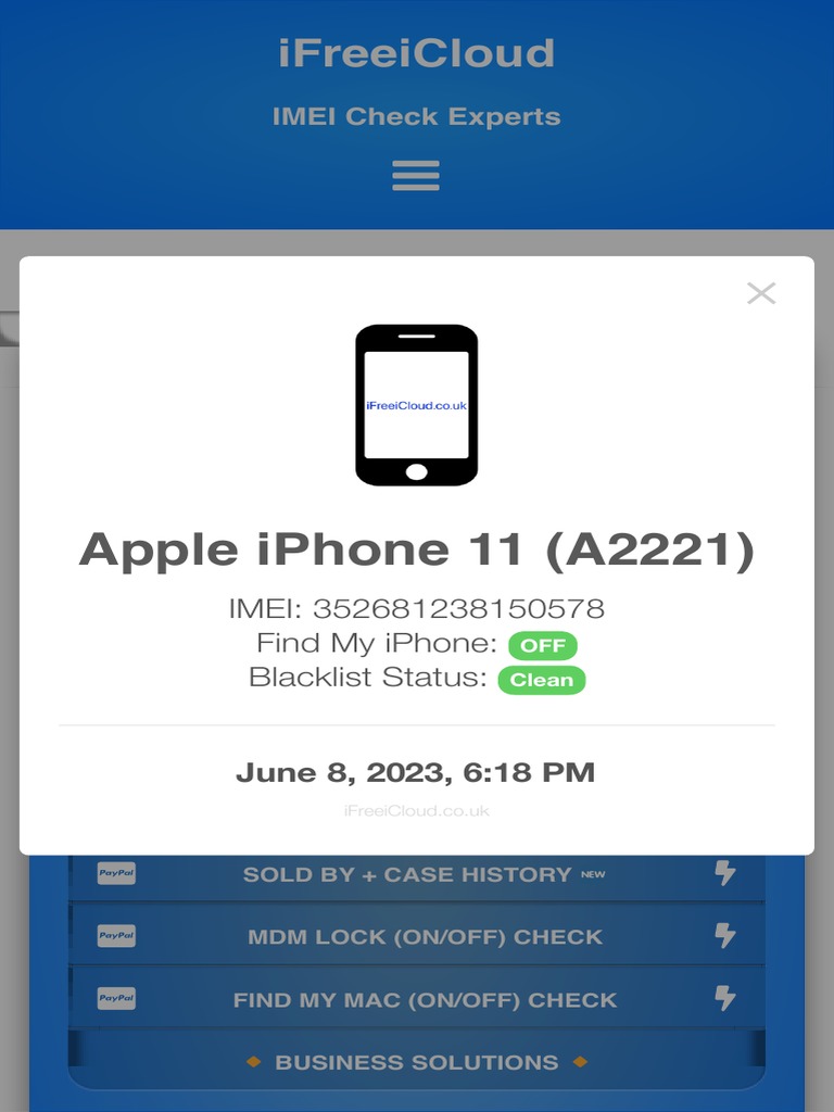Free apple imei serial check ifreeicloud pdf