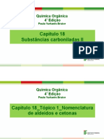 Capítulo 18 - Substâncias Carboniladas II - Adição Nucleofílica Acílica