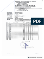 13. Lampiran 2. Hasil Laboratorium Sedimentasi