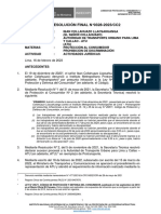 RESOLUCIÓN FINAL N°0328-2023/CC2: Comisión de Protección Al Consumidor #2 Sede Central EXPEDIENTE N°477-2021/CC2