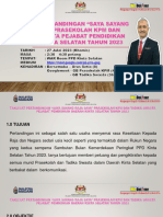 Taklimat Pertandingan "Saya Sayang Raja Saya" Prasekolah KPM Dan Tadika Swasta Pejabat Pendidikan Daerah Kinta Selatan Tahun 2023