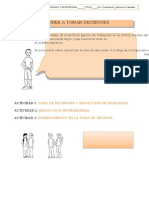 Actividad Toma Decisiones - 1º ESO