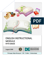 Instructional Module 5th Grade English Program