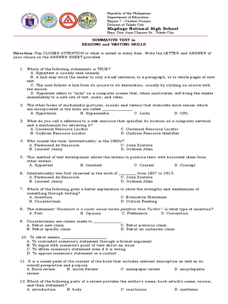 Guidelines for Writing an Essay | PDF | Résumé | Methodology