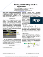 TSV Stress Testing and Modeling For 3D IC Applications