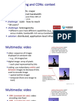 Video Streaming and CDNS: Context