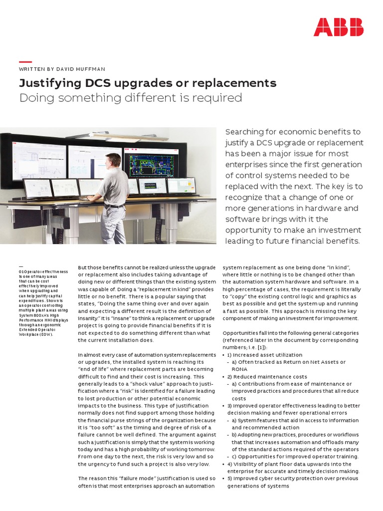 3BSE079517 A en System 800xa DCS Upgrades Article | PDF