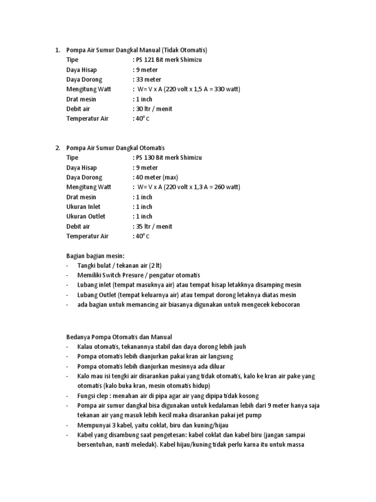 Pompa Air Pdf