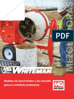 Folleto de Mezcladoras Whiteman