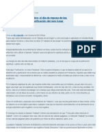 Conocimientos Avanzados El Día de Reposo de Las Brujas y El Círculo de Purificación Del Mes Lunar (Actualizado)