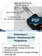 IPA Kelas 7 Bab 1 Besaran Dan Pengukuran LKMD