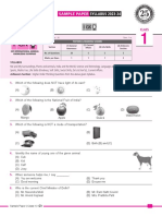 Igko Sample Paper Class-1