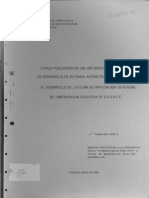 (1990) Conceptualizacion de Una Metodologia Estructurada Del Desarrollo de Sistemas Automatizados. Ccs UCAB