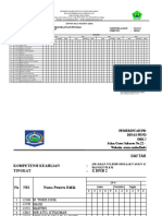 Daftar Nilai Kelas