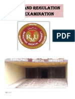 Rmu - Undergraduate Rules and Regulation For Examination