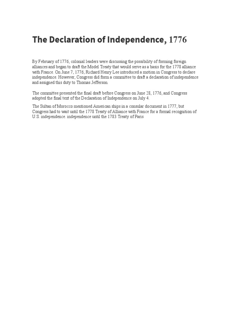 original copy of the declaration of independence pdf
