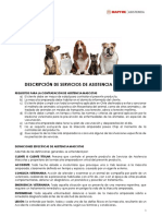 MARSH Descripción de Servicios de Asistencia Mascotas