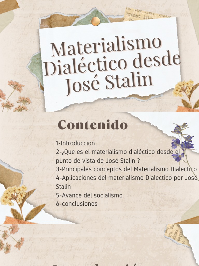 Materialismo Dialectico Pdf