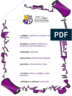 Fografia de Enseñanzas y Aprendizaje en Las Matematicas