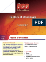 2factors of Monomials