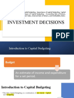 FM Unit 2 INVESTMENT DECISIONS