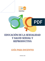 Educacion de La Sexualidad y Salud Sexual y Reproductiva