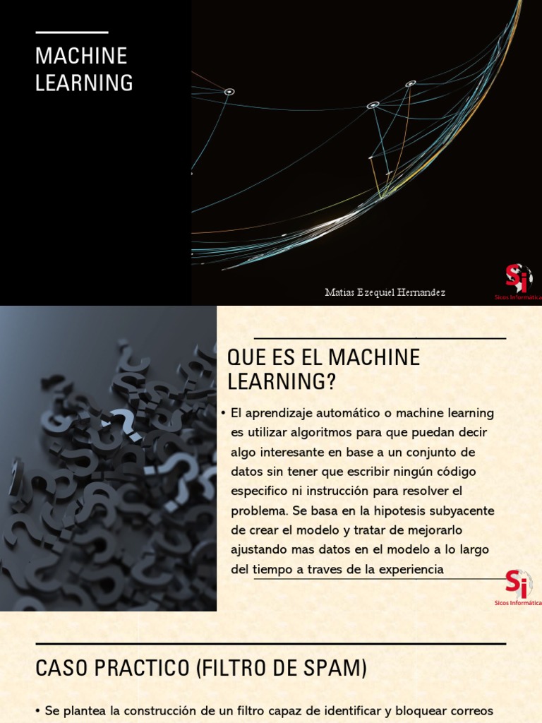 Introducción al Machine Learning | PDF | Aprendizaje automático ...
