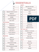 Newborn Baby Checklist 1