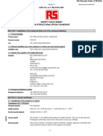 Safety Data Sheet Rs Structural Epoxy Adhesive: Revision Date: 05/01/2022 Supersedes Date: 05/01/2021 Revision: 6