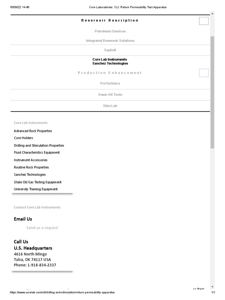 Return Permeability Test Apparatus | PDF