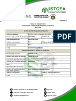 FICHA N° 1. FICHA DE DIAGNÓSTICO CUARTO SEMESTRE